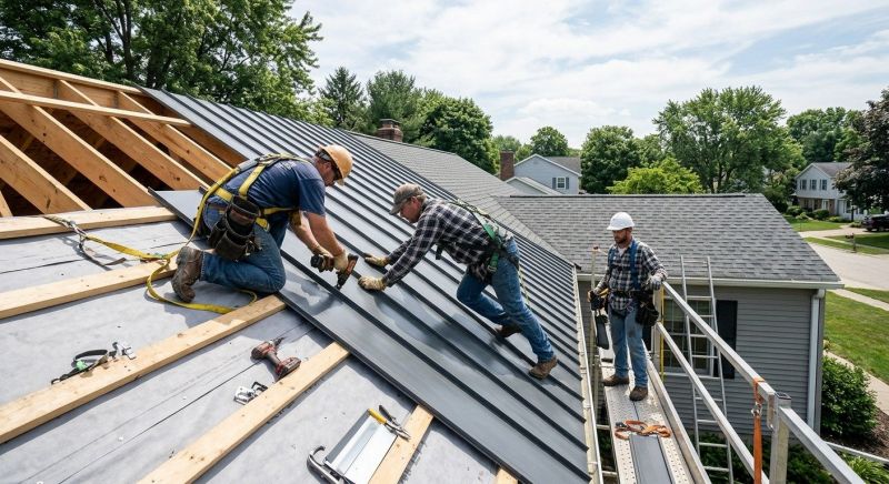 Aluminum Roof Construction in Naperville, IL