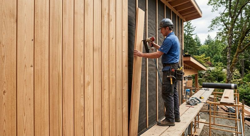 Faux Wood Siding Installation in Stamford, CT