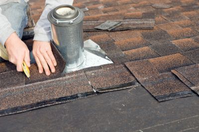 Roof Vent Boot Repair on Asphalt Roof
